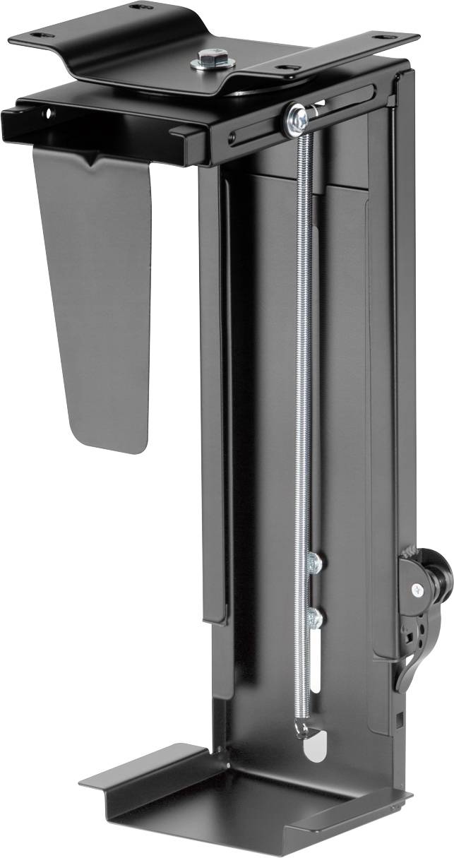 Digitus PC Halterung Festgeschraubt, Festmontage, Untertisch DA-90411 DA-90411 Schwarz (RAL 9005), Schwarz