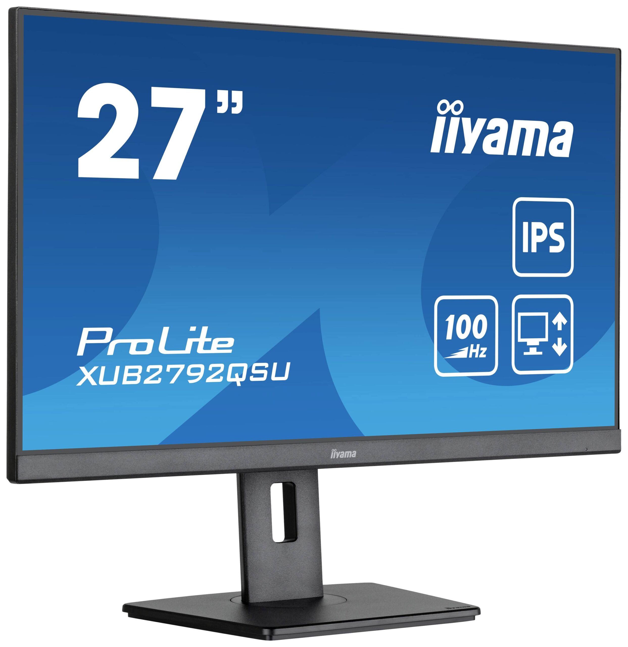 Iiyama ProLite XUB2792QSU-B6 Business LED-Monitor EEK F (A - G) 68.6 cm (27 Zoll) 2560 x 1440 Pixel 16:9 0.4 ms HDMI®, D
