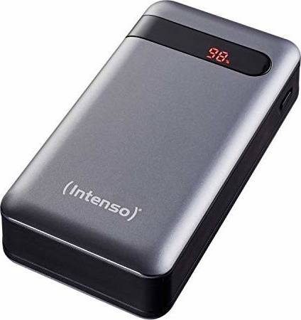 Intenso PD20000 Powerbank 20000 mAh Quick Charge 3.0, USB PD 3.0 LiPo Schwarz Statusanzeige