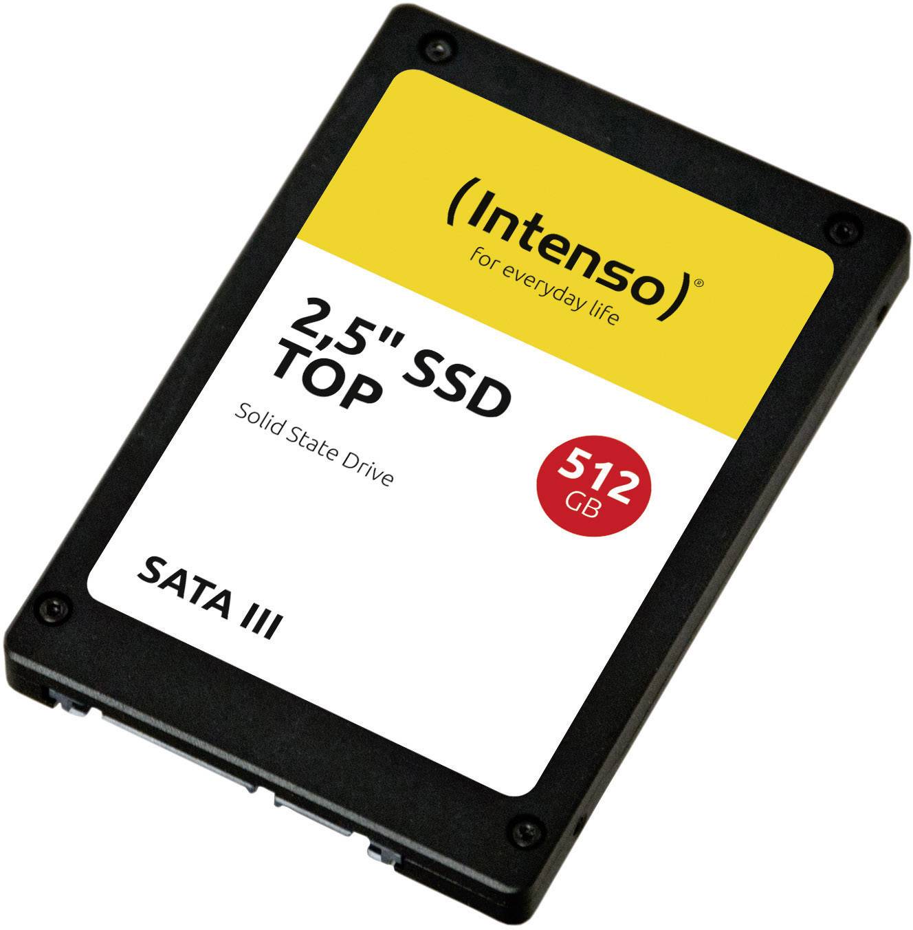 Intenso Top Performance 512 GB Interne SATA SSD 6.35 cm (2.5 Zoll) SATA 6 Gb/s Retail 3812450