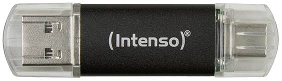 Intenso Twist Line USB-Stick 32 GB Anthrazit 3539480 USB-A, USB-C®, USB-A (USB 3.2 Gen 1)