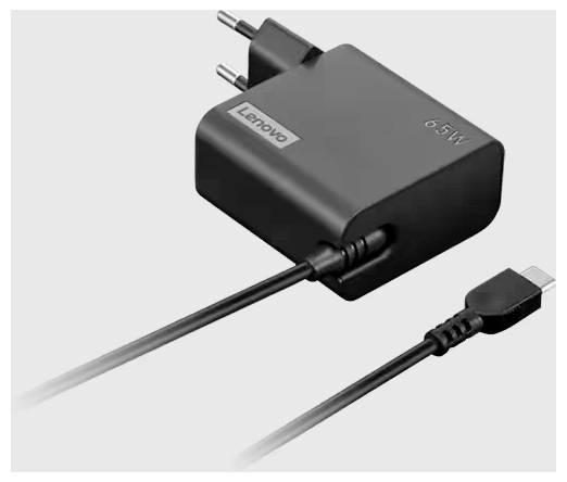 Lenovo 65W USB-C Wall Adaptor-EU Pin Notebook-Netzteil 65 W 20 V