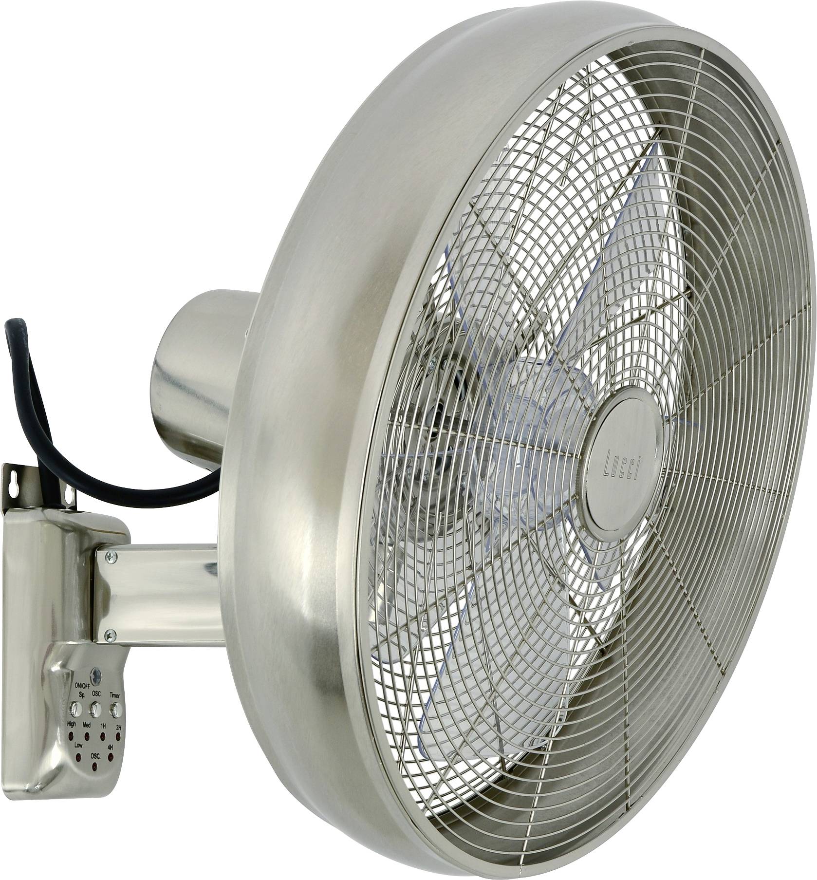 Lucci AIR BC Wandventilator 50 W (Ø) 410 mm Chrom