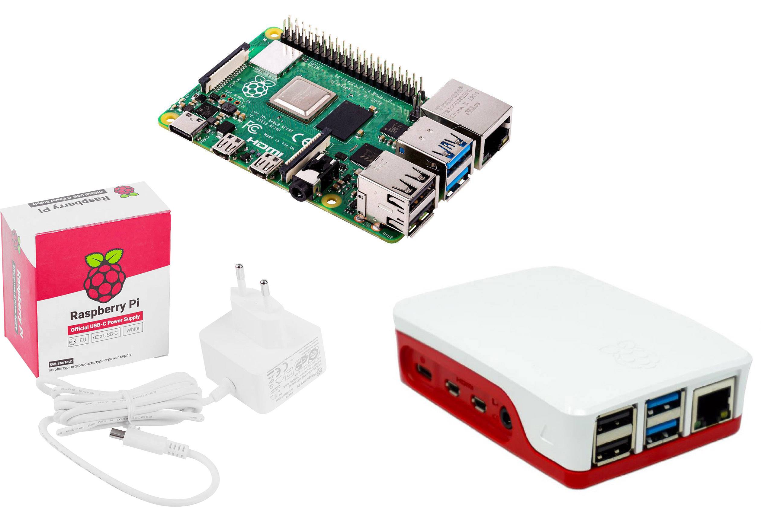Raspberry Pi® Essentials Kit Raspberry Pi® 5 B 8 GB 4 x 2.4 GHz inkl. Netzteil, inkl. Gehäuse