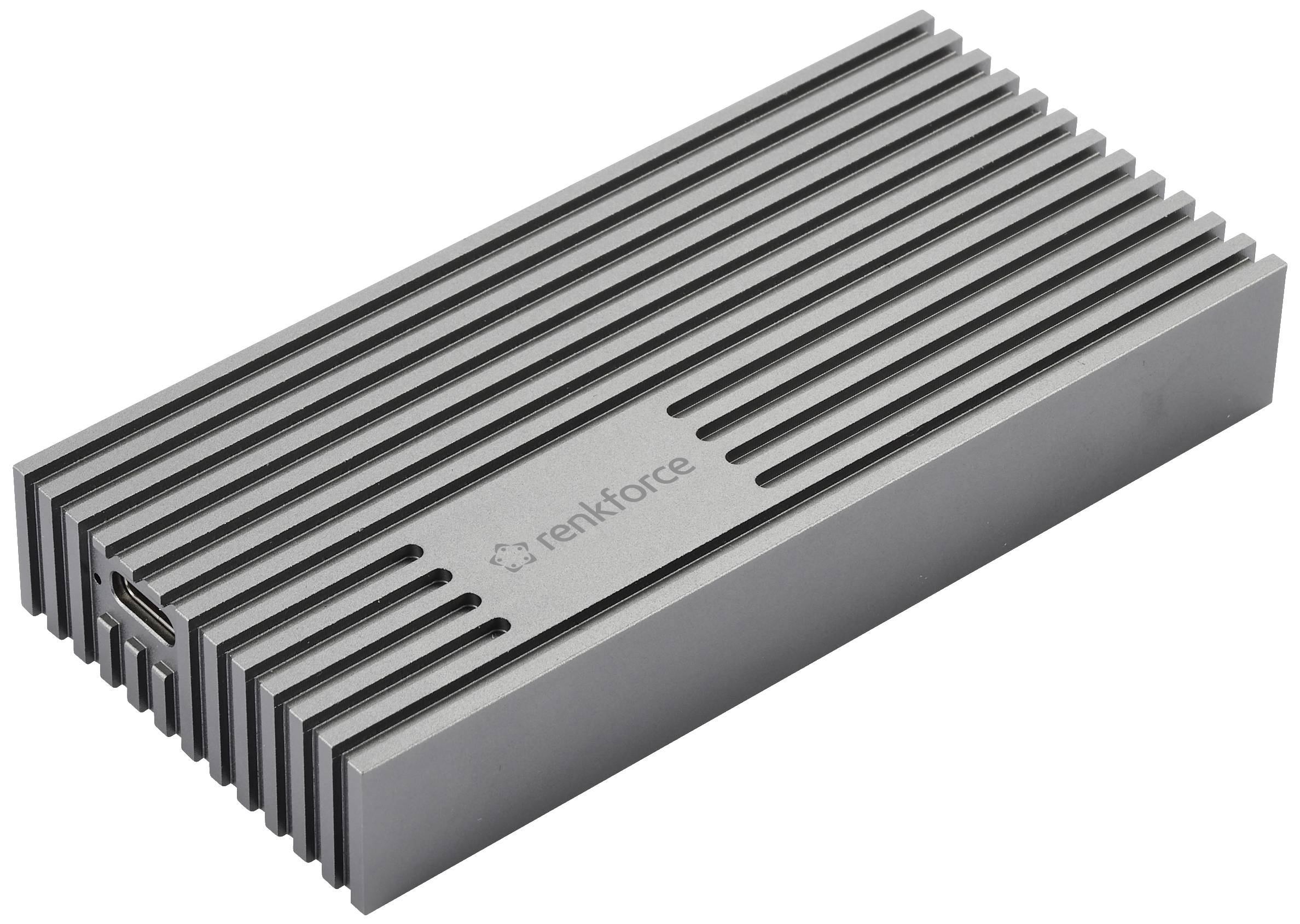 Renkforce RF-5596326 M.2 SSD-Gehäuse USB-C® (USB4®) 40 GBit/s M.2 PCIe NVMe 2280 RF-5596326