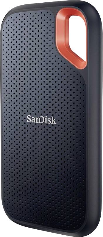 SanDisk Extreme® Portable 4 TB Externe SSD-Festplatte 6.35 cm (2.5 Zoll) USB-A (USB 3.2 Gen 2) Schwarz, Orange SDSSDE61-