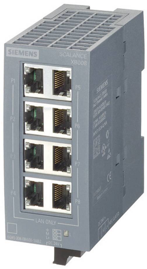 Siemens SCALANCE XB008 Industrial Ethernet Switch 100 MBit/s