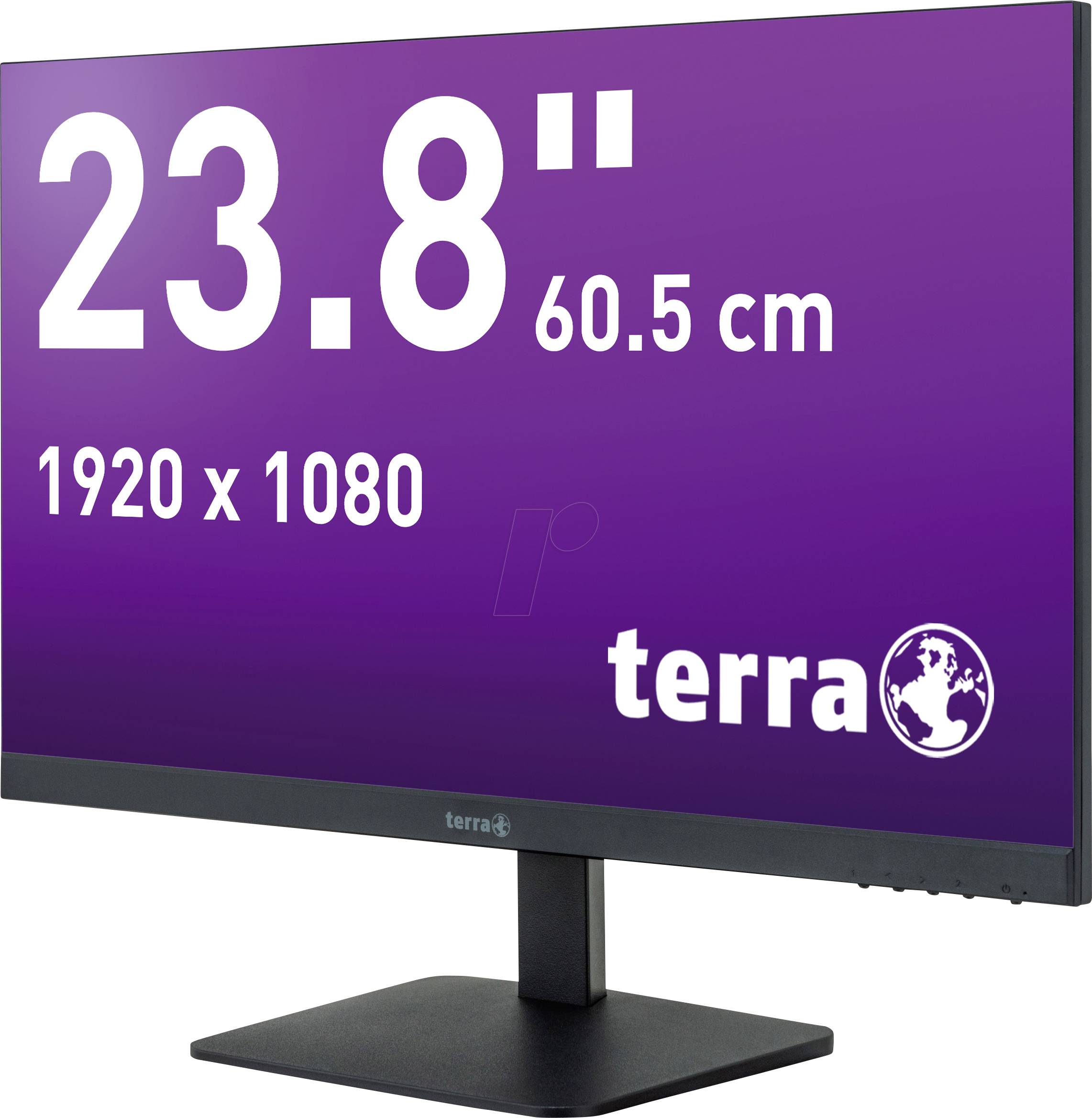Terra 2427W LCD-Monitor EEK E (A - G) 60.5 cm (23.8 Zoll) 1920 x 1080 Pixel 16:9 5 ms HDMI®, DisplayPort, Kopfhörer-Buch