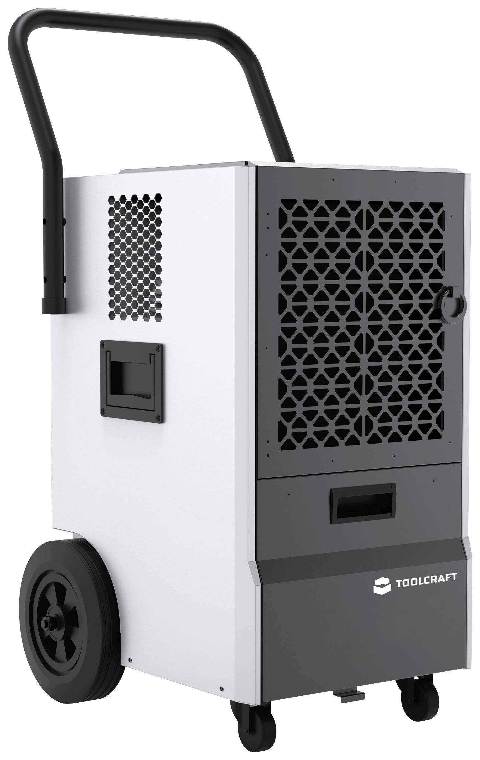 TOOLCRAFT OL50-BD056CES Luftentfeuchter 80 m² 545 W 50 l/Tag Grau-Weiß