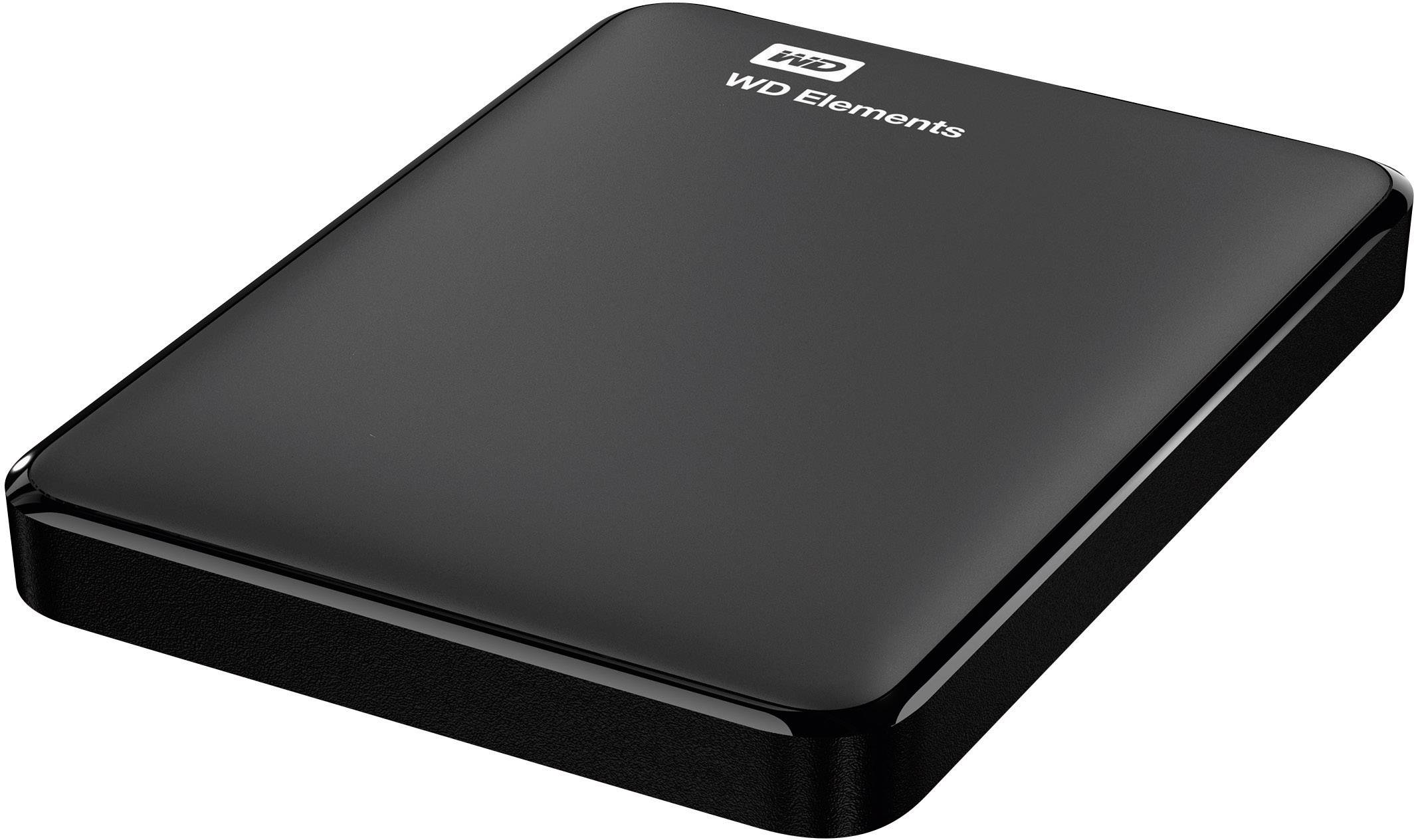 WD Elements 5 TB Externe Festplatte 6.35 cm (2.5 Zoll) USB-A (USB 3.2 Gen 1) Schwarz WDBU6Y0050BBK-WESN