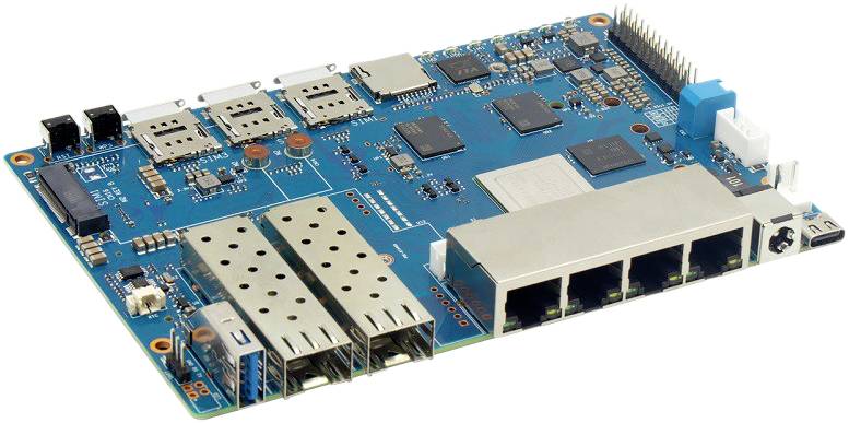 Banana PI Pi-R4 Router Board Banana Pi BPI-R4 4 GB 4 x