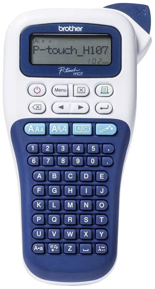 Brother P-Touch PT-H107B Beschriftungsgerät Geeignet für Schriftband: TZe 3.5 mm, 6 mm, 9 mm, 12 mm